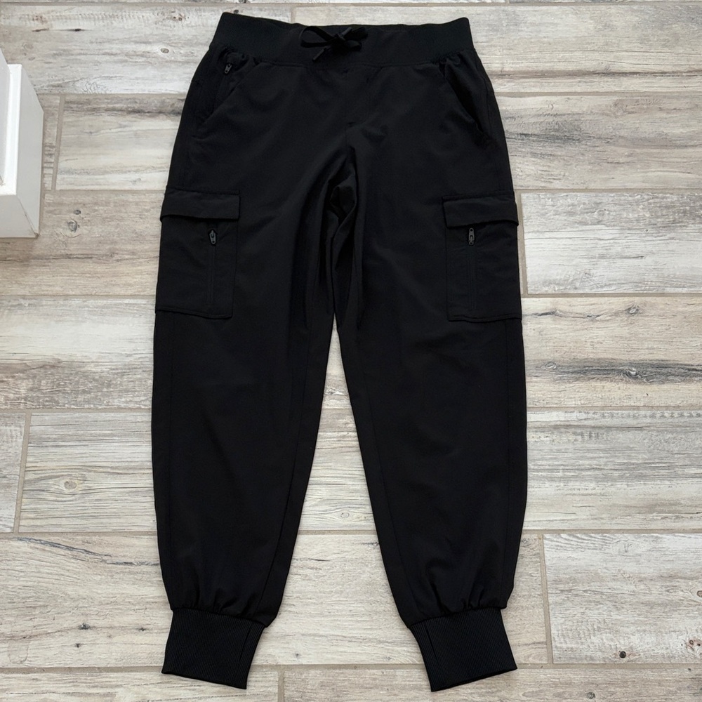 All In Motion Black Cargo Joggers